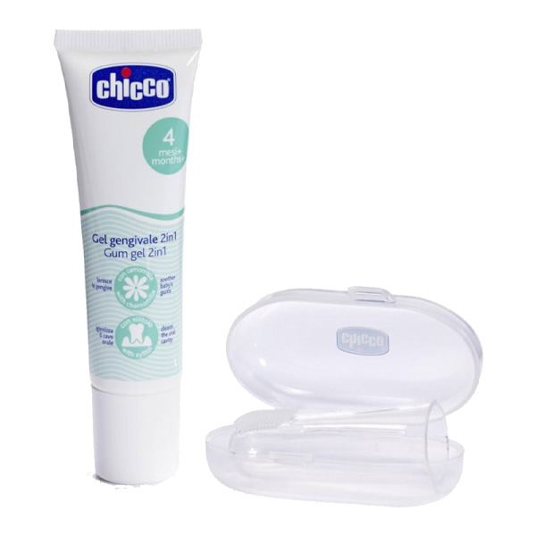 مسواک انگشتی ژله ای تسکینی chicco