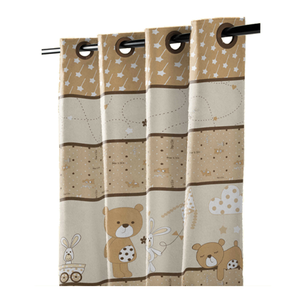 پرده اتاق کودک bear & kite rzb