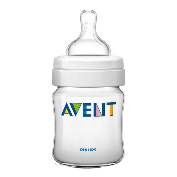 شیشه شیر کلاسیک اونت سایز 125 میل
