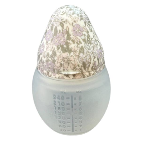 شیشه شیر ال هه طرح گل یاسی سایز 240 میل
