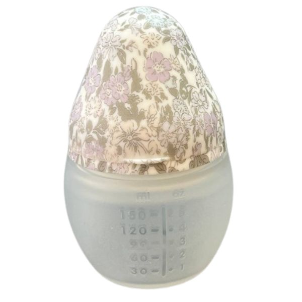 شیشه شیر ال هه طرح گل یاسی سایز 150 میل