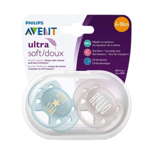 [228/01] پستونک اونت مدل ultra soft سایز 6 الی 18 ماه
