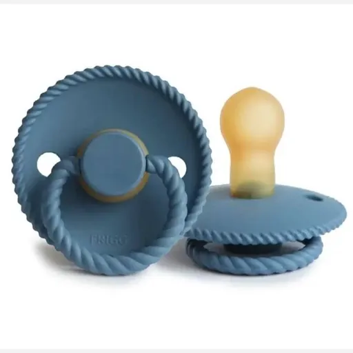 [66290] پستونک لاتکس frigg طرح rope (مشکی (001), 0 الی 6 ماهگی)