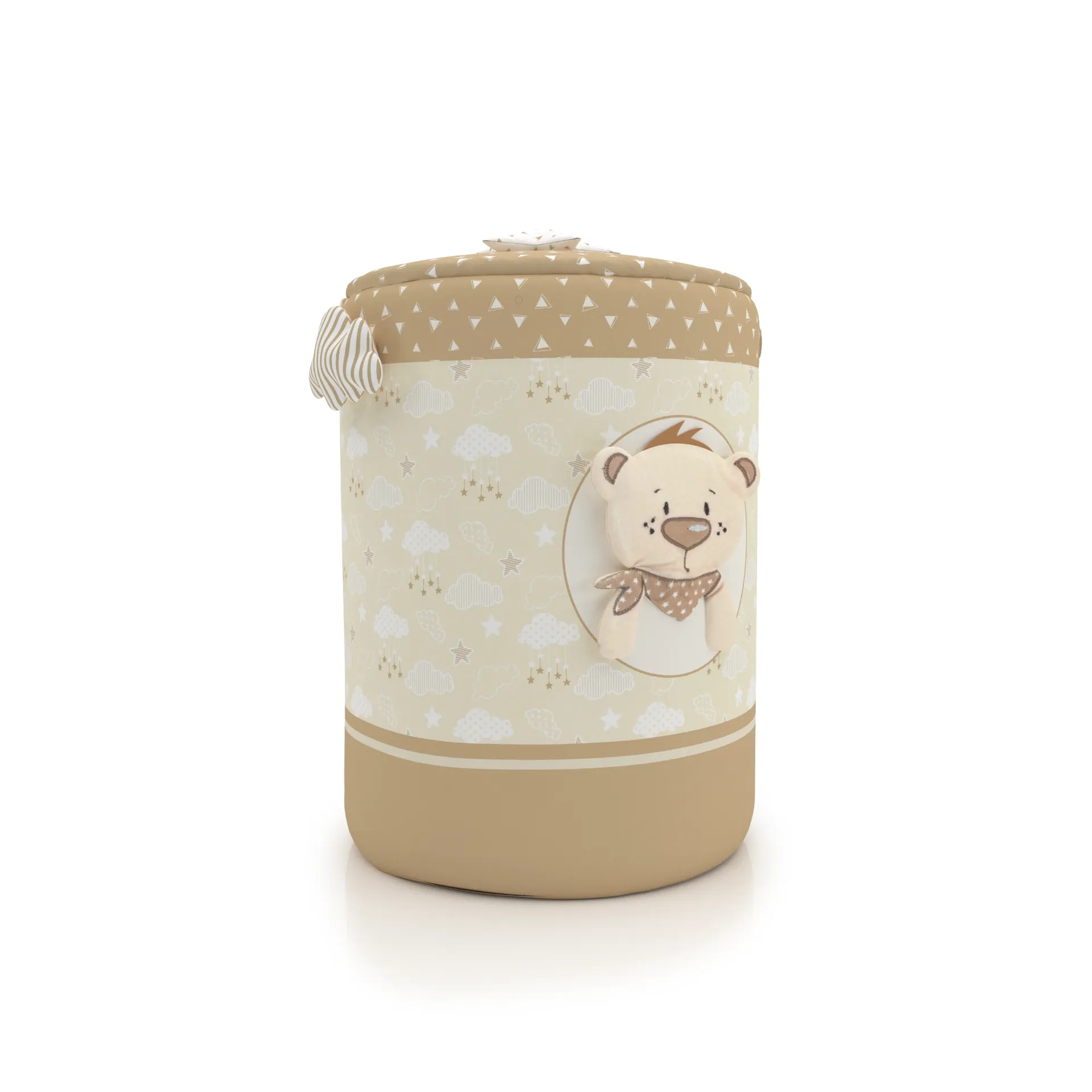 [21040] سبد اتاق کودک رز برن طرح teddy bear سایز بزرگ