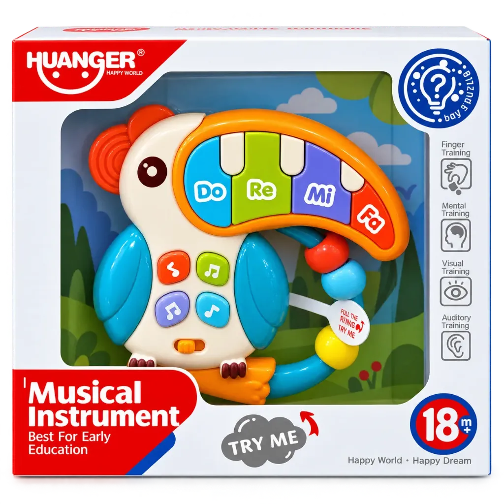 [he0532] اسباب بازی طوطی موزیکال huanger