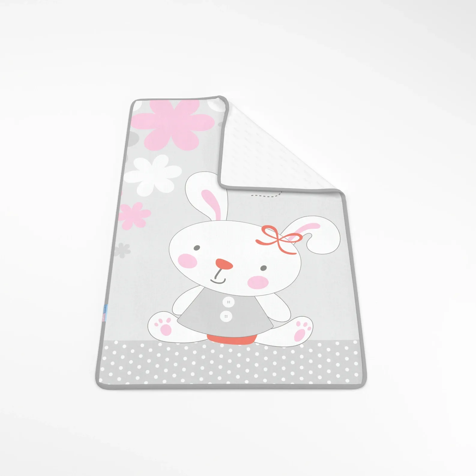 [20365] زیر انداز تعویض سایز کوچک رز برن طرح little bunny