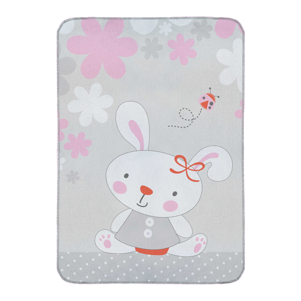 [20370] پتو دورپیچ نخی رز برن طرح little bunny