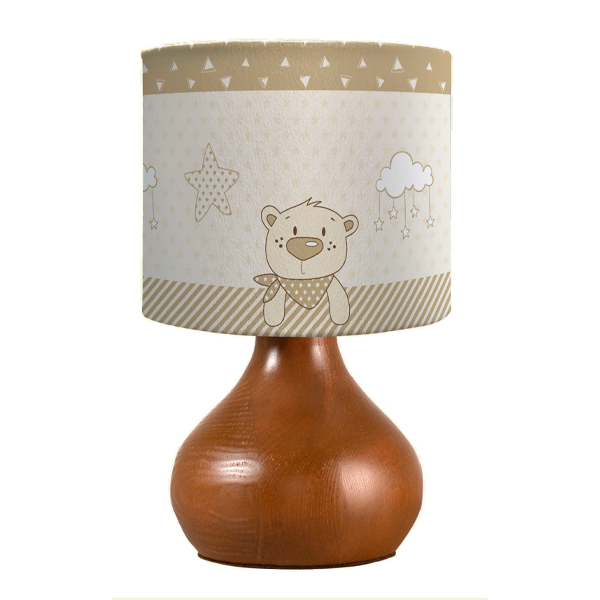 [20615] آباژور لوکس رز برن طرح teddy bear