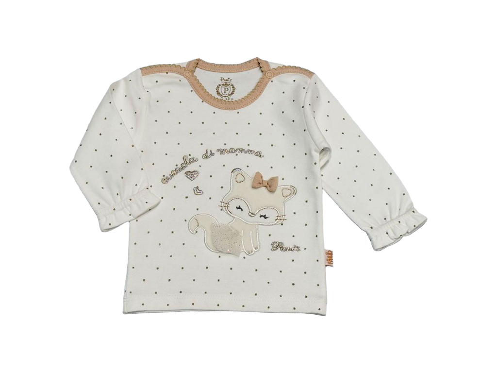 بلوز آستین بلند پاریز طرح little fox
